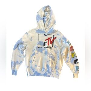 MTV Blue‎ and White Hoodie